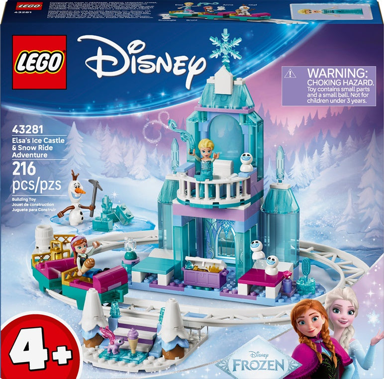 Konstruktorius LEGO® Frozen Elzos ledo pilis 43281, 216 vnt.