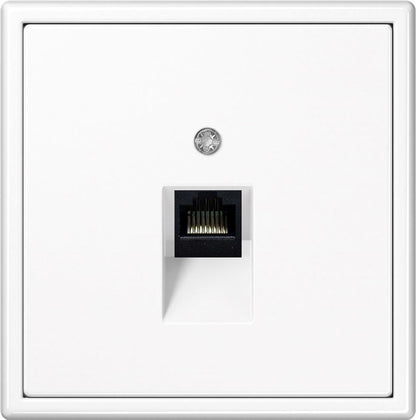Computer socket LIREGUS MODERN, matt white