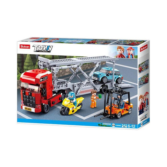 Designer Sluban Car Transporter M38-B0880, plastic