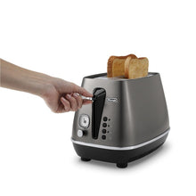 Тостер DeLonghi CTIN2103.TB, титановый