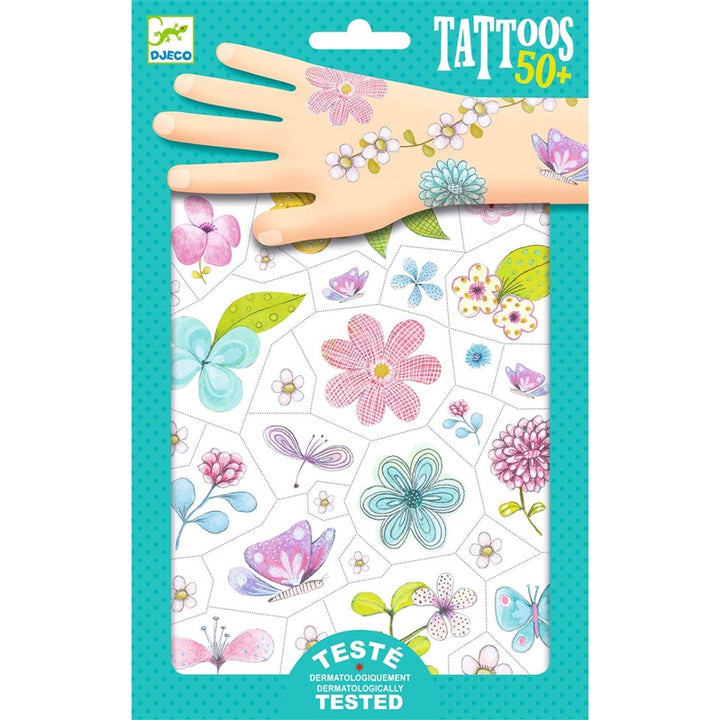 Набор для татуировок Djeco Fair flowers DJ09585