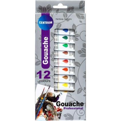 Gwasz w metalowych tubkach 12 szt. x 12 ml 83551