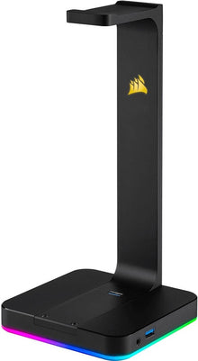 Ausinių stovas Corsair ST100 RGB Premium, juoda