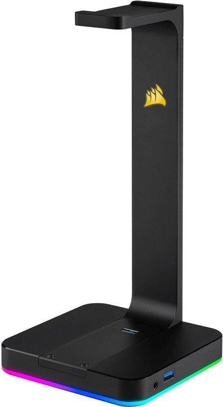 Ausinių stovas Corsair ST100 RGB Premium, juoda