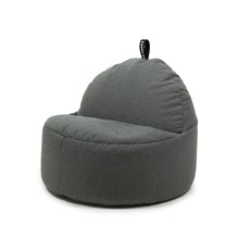 Sėdmaišis SoSoft Round XL Teddy, pilkas