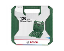 Antgalių ir grąžtų rinkinys Bosch, 136 vnt.