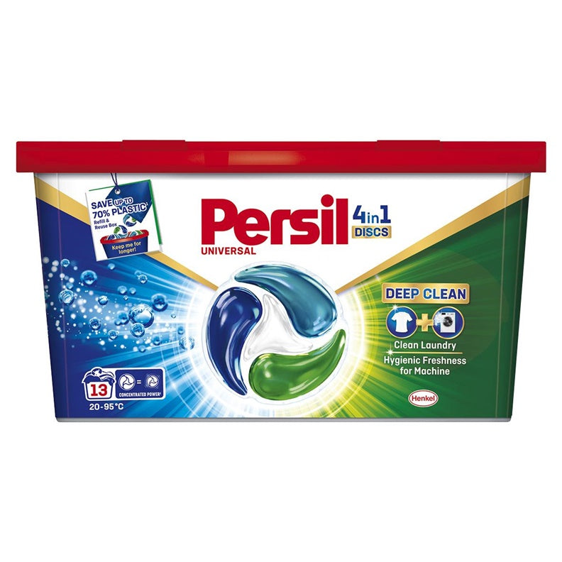 CAPSULES WASH PERSIL DISCS WHITE 13PCS