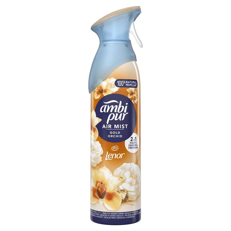 Освежитель воздуха AMBIPUR GOLD ORCHID, 185 мл