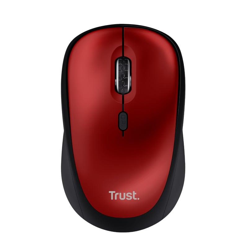 TRUST YVI ECO Wireless Computer Mouse, red