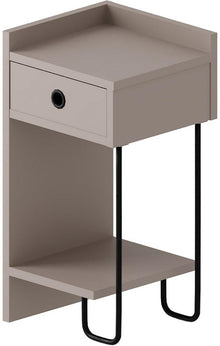 BEDSIDE TABLE SIRIUSLEFT L. BROWN 30X32X61