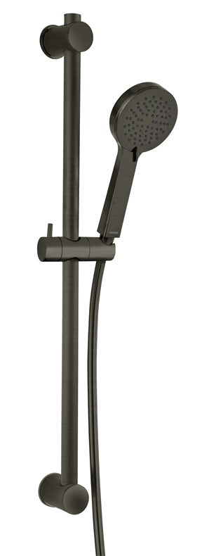 Shower set Ferro, black, 3-function
