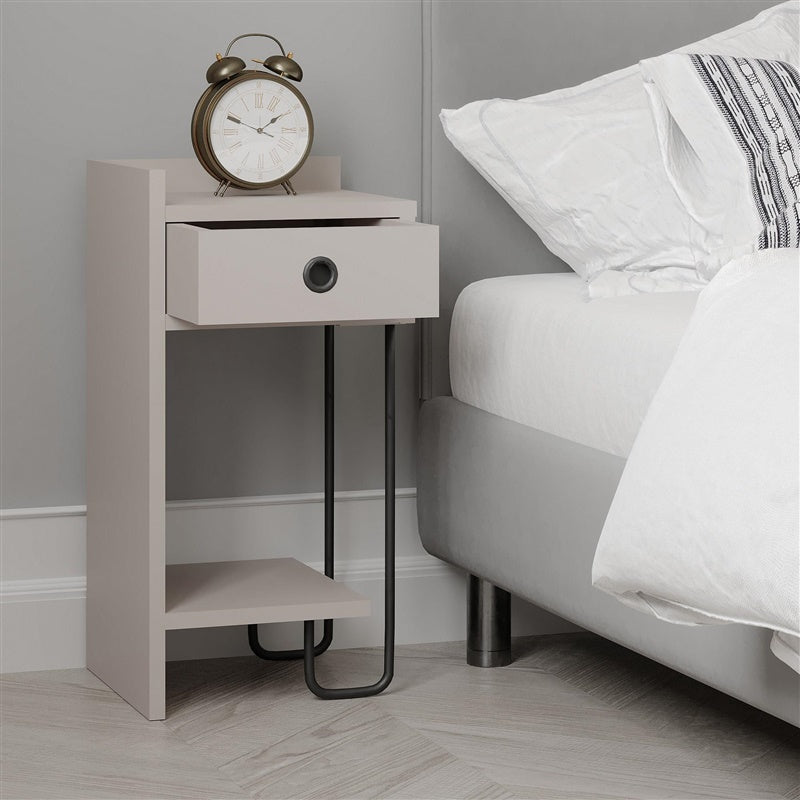 BEDSIDE TABLE SIRIUSLEFT L. BROWN 30X32X61