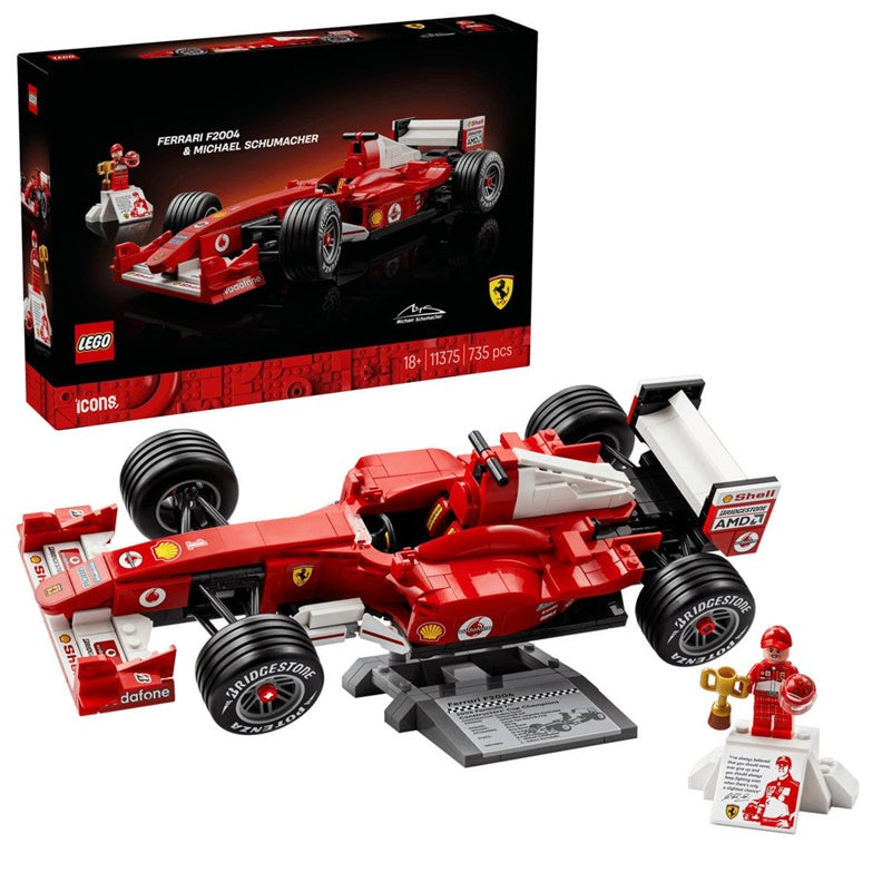 LEGO Icons Ferrari F2004 11375, 735 pieces