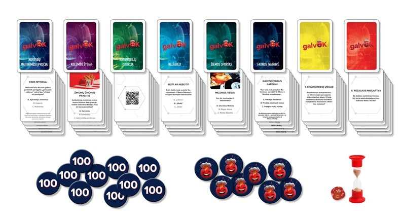 Board game GALVOK, LT