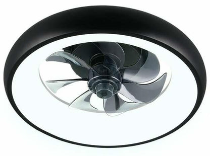 Ventilaitorius su lempa RL, LED,20W,2700-6500K,2300lm,juodas