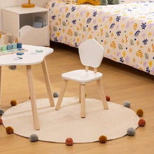 Children's chair Atmosphera, brown/white, 23 cm x 47 cm