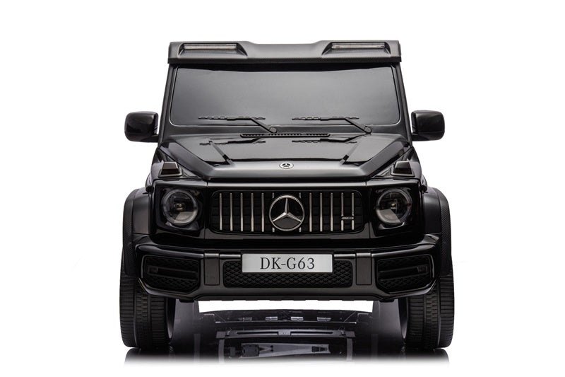 Vaikiškas elektromobilis Mercedes G63, balta/juoda/