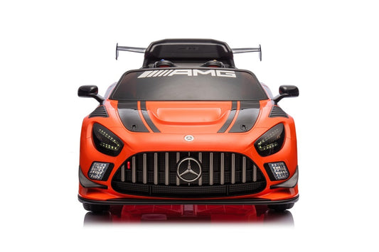 Children's Electric Car Mercedes AMG GT3, black/orange