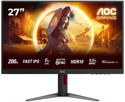 Monitorius AOC Gaming, 27G4HA, IPS, 200 Hz, FHD, 27"