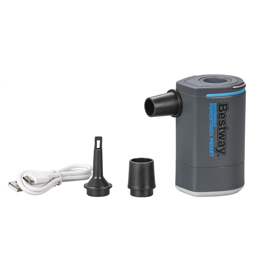 Bestway POWERTOUCH electric pump, black, 5.7x5.1x9.3cm