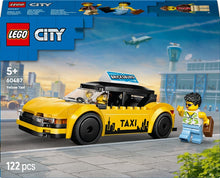 Konstruktorius LEGO® City Geltonasis taksi 60487, 122 vnt.