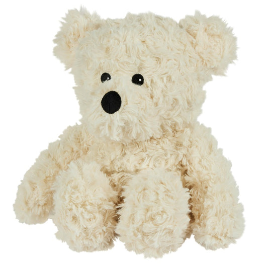 Pliušinis žaislas Warmies - Curly Bear, baltas, 33 cm