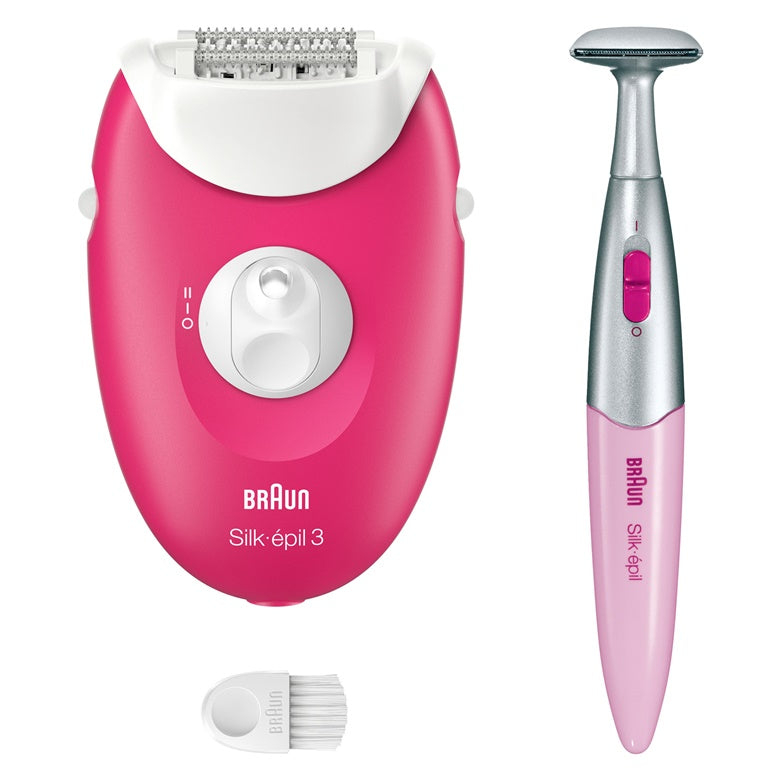 Epilator Braun Silk•épil 3 SE3-202, white/pink