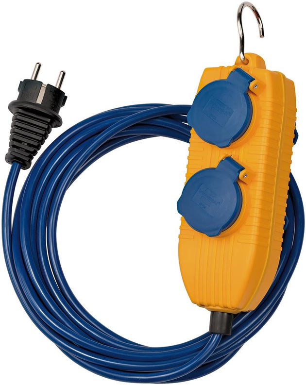 Power extension lead BRENNENSTUHL, 4-way, 5 m, IP54