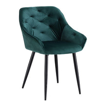 Dining chair Halmar K487, dark green