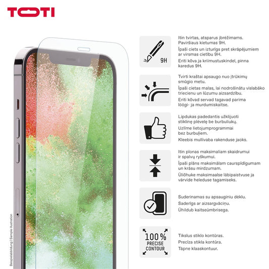 STIKLIUKAS TEL 2D IPHONE 17 PRO MAX