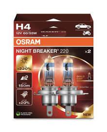 BULB CAR OSRAM 60/55W 12V P43T 5X2 H4