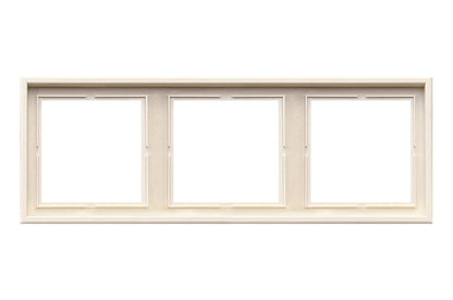 Three-gang frame LIREGUS MODERN, matte sand