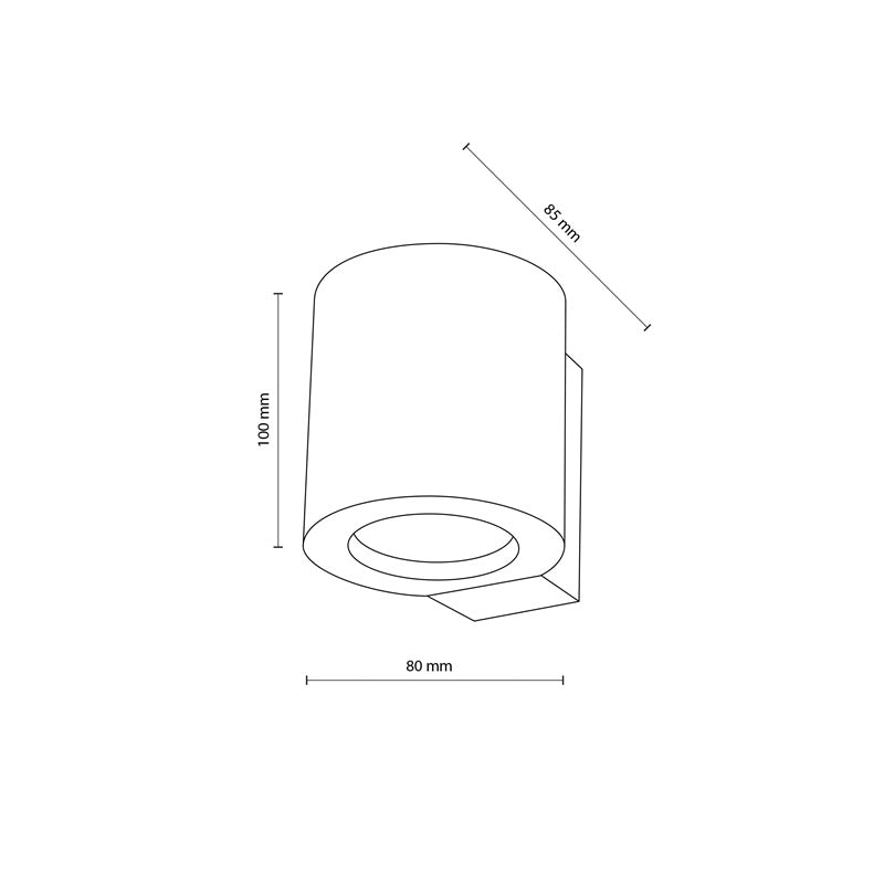 Šviestuvas sieninis TK Lighting Eve 10197, 10 W, GU10