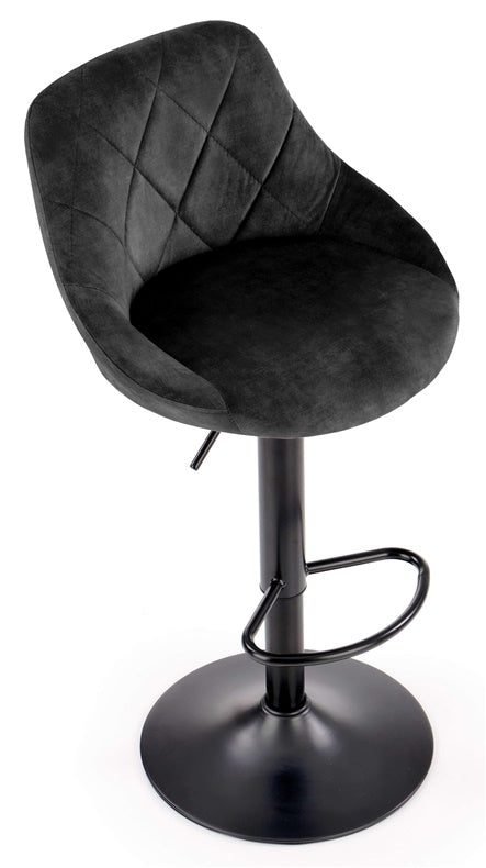 BAR CHAIR H101 BLACK 45X47X84-106CM