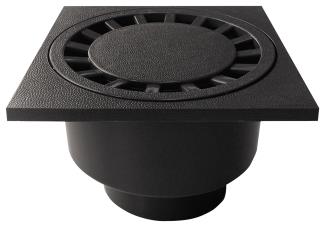Wpust podłogowy ACO 20x20 A15, tworzywo ABS