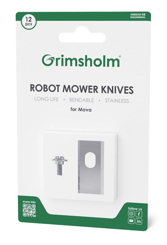 Ostrza do robota Grimsholm Mova, 12 szt.