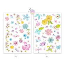 Rinkinys tatuiruotėms Djeco Fair flowers DJ09585