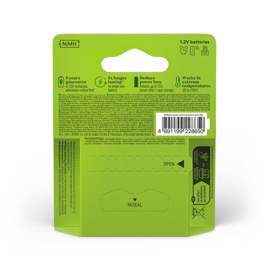 Akumulatorki GP RECHARGE AA, 2100mAh, 4 szt.