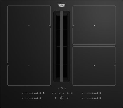 Beko HIXI 64700 UF Hob with Integrated Hood