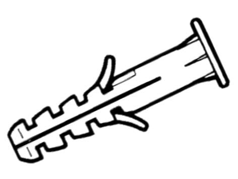 Nylon plug ELEMATIC, 5×25 mm