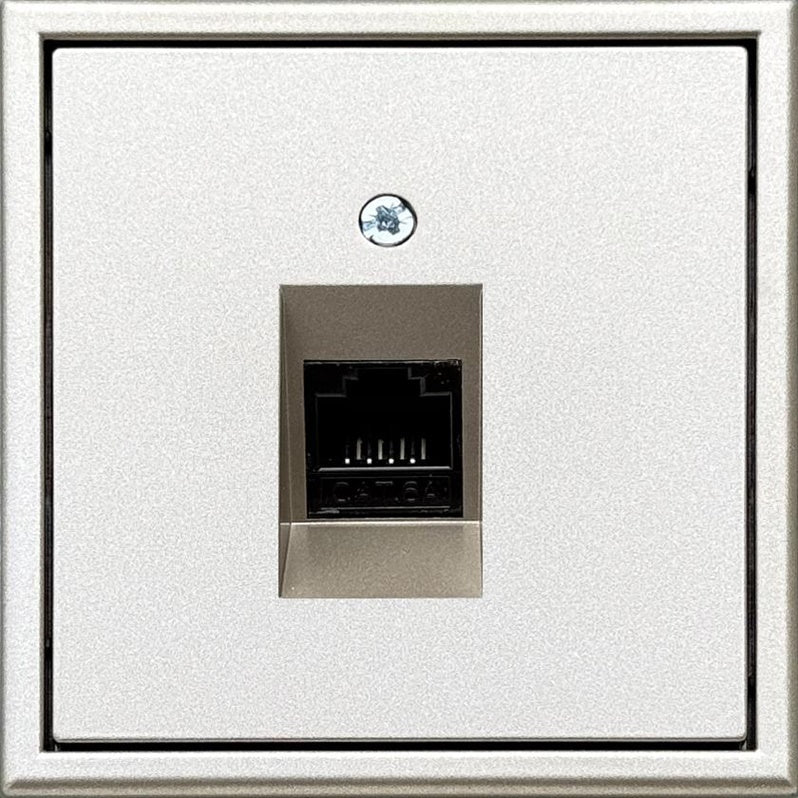 Computer socket LIREGUS MODERN, champagne color