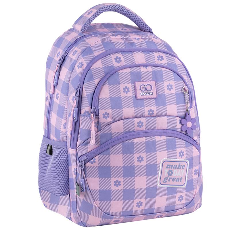School backpack GO25-175M-4, pink, 39x29.5x12cm