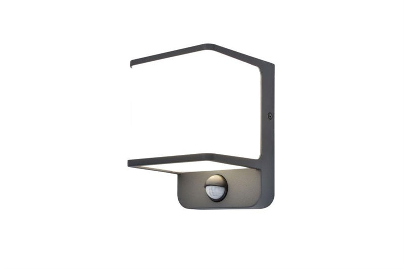 Lampa zewnętrzna Lutec Doblo, 11W, LED, IP54, ciemnoszara