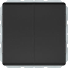 VILMA ST150 switch, 2-gang, matte black
