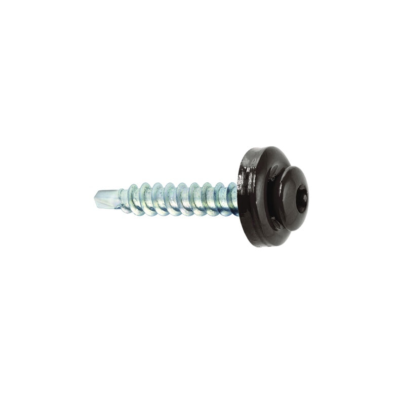 Wkręt samowiercący Wkret-Met WDD, RAL8019, 4.8 mm x 35 mm, 250 szt.