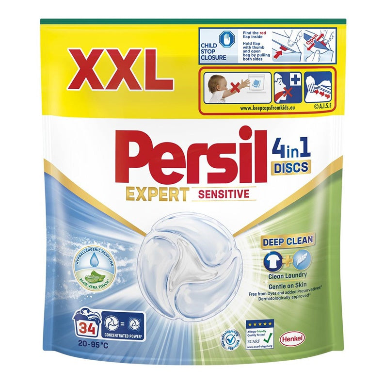 PERSIL DISCS SENSITIVE Laundry Capsules, 34 ct.