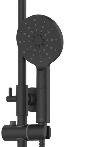 Shower set with mixer Invena Fira AU-71-B04-V