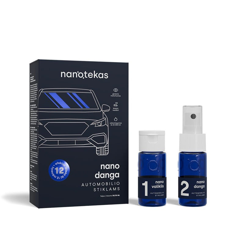 NANO COATING FOR CAR WINDOWS 2X30ML