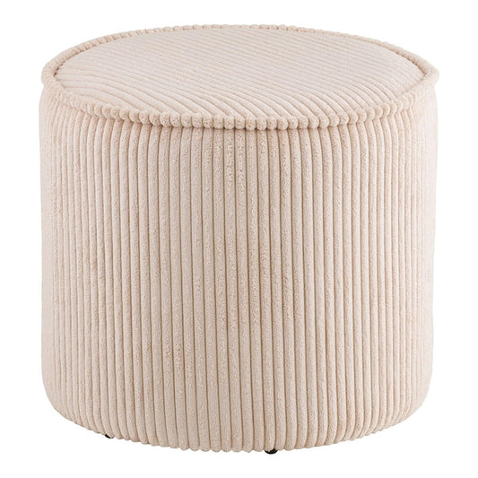 OTTOMAN WITH STORAGE SAND COLOUR D40X35CM