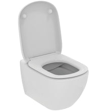 Wall-hung toilet, Tesi, with seat, 365x535 mm